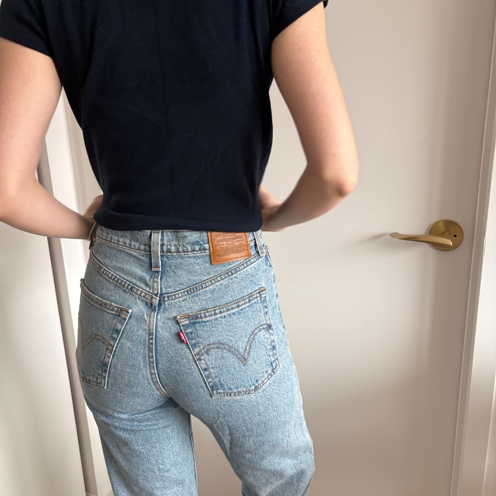 Levi's Blue Straight Leg Jeans Classic Style